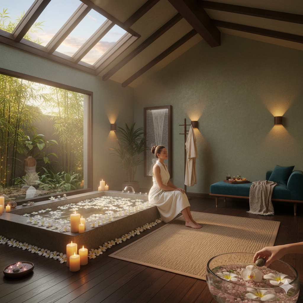 Spa interior at Aanaya Wellness & Beauty Spa